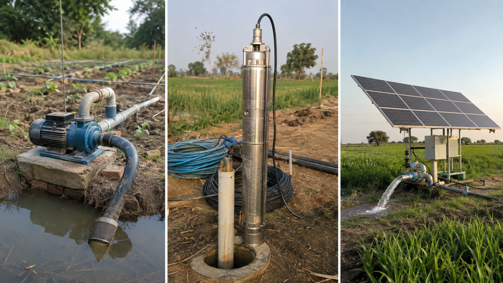Types of Irrigation Pumps