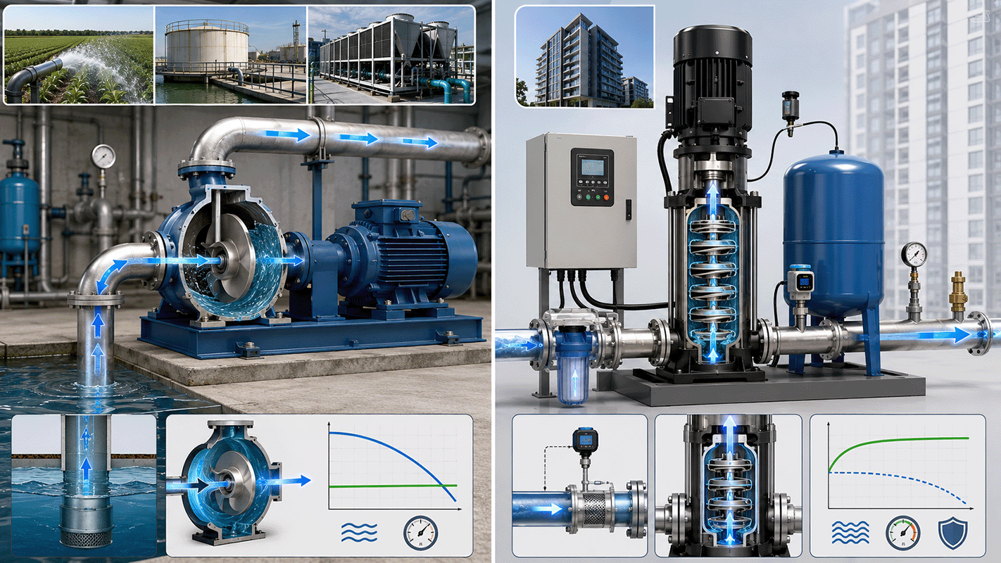 Key Differences Between Booster Pumps and Standard Centrifugal Pumps 