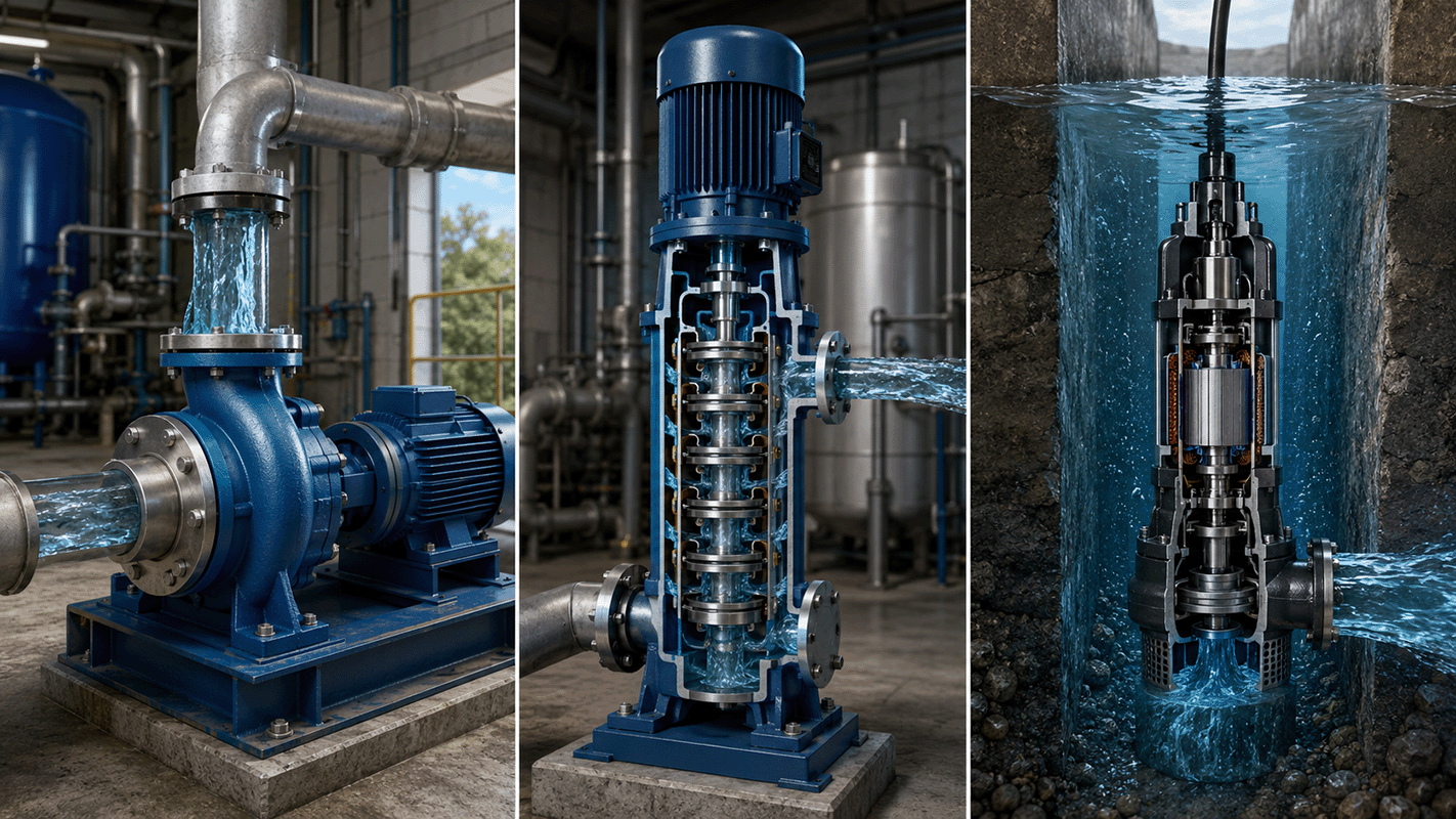 Main Centrifugal Pump Types