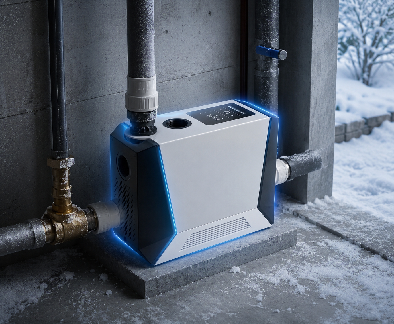 Anti-Freeze Protection with Engineering Plastic Pump Body