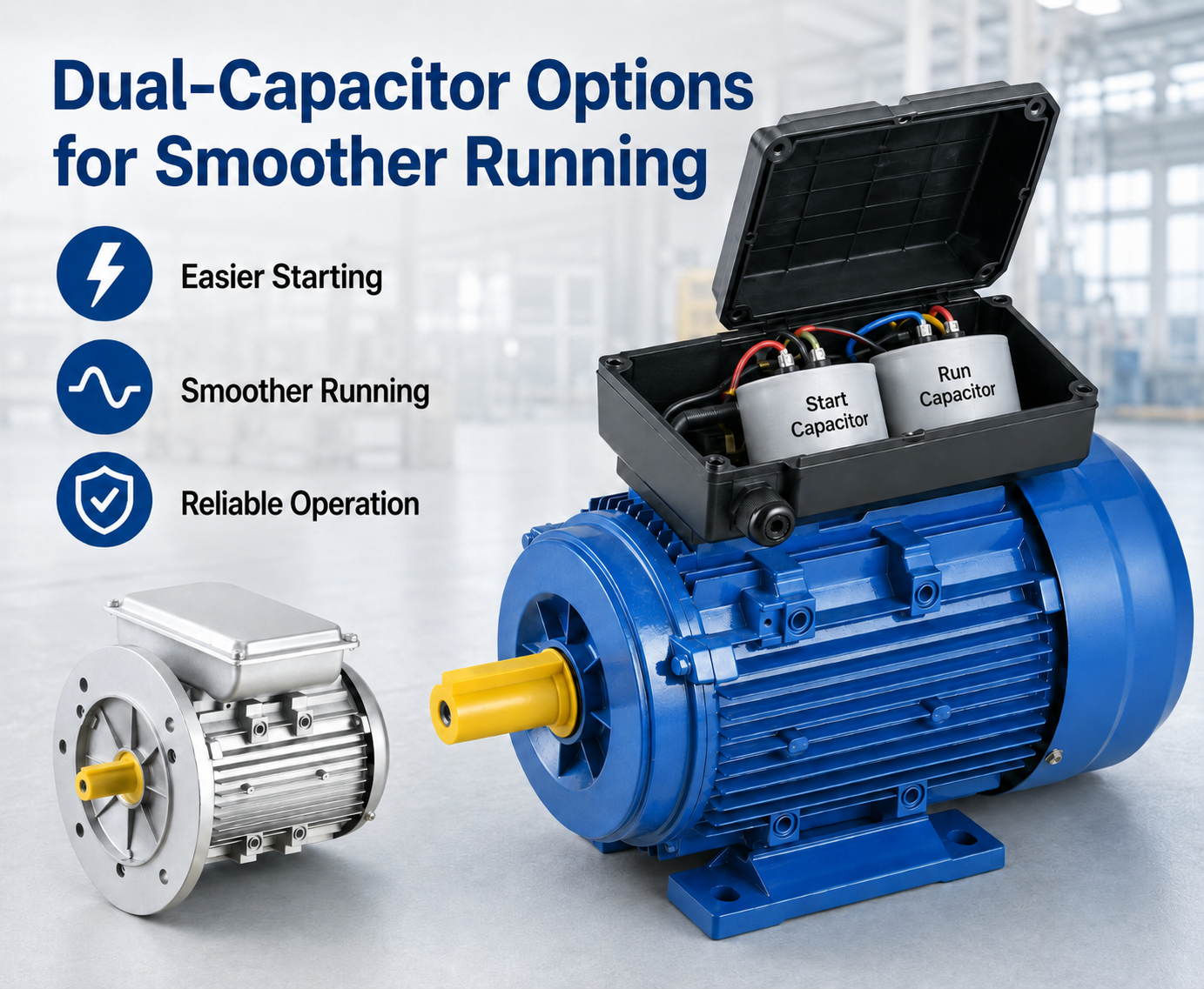 Dual-Capacitor Options for Smoother Running
