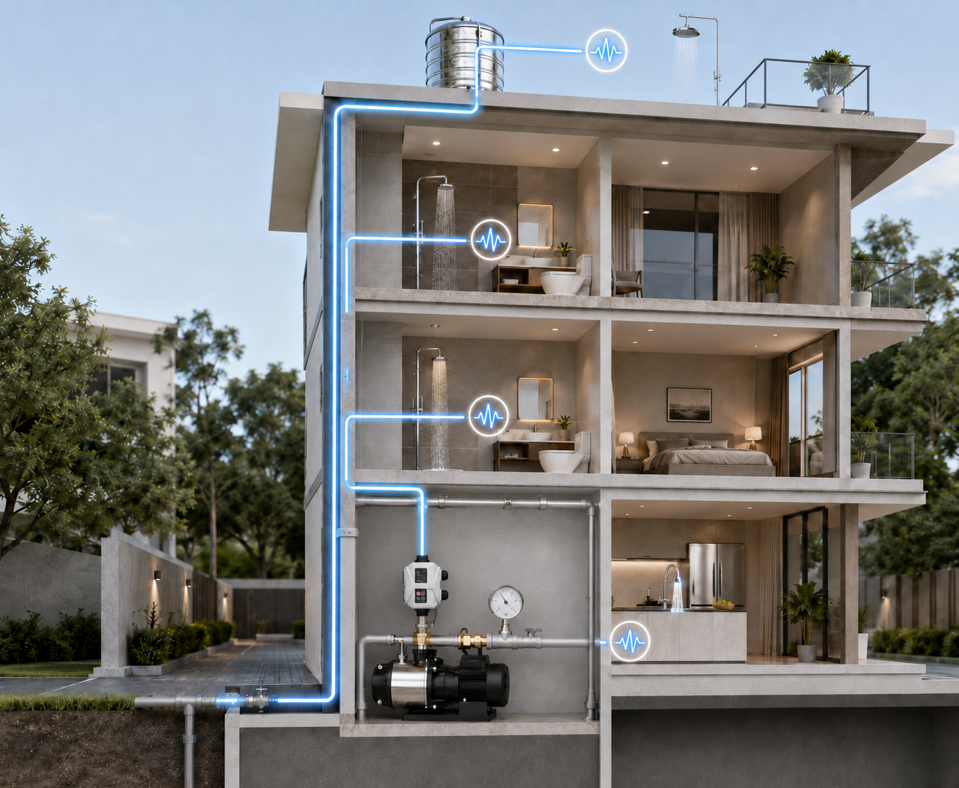 Stable Upper-Floor Delivery