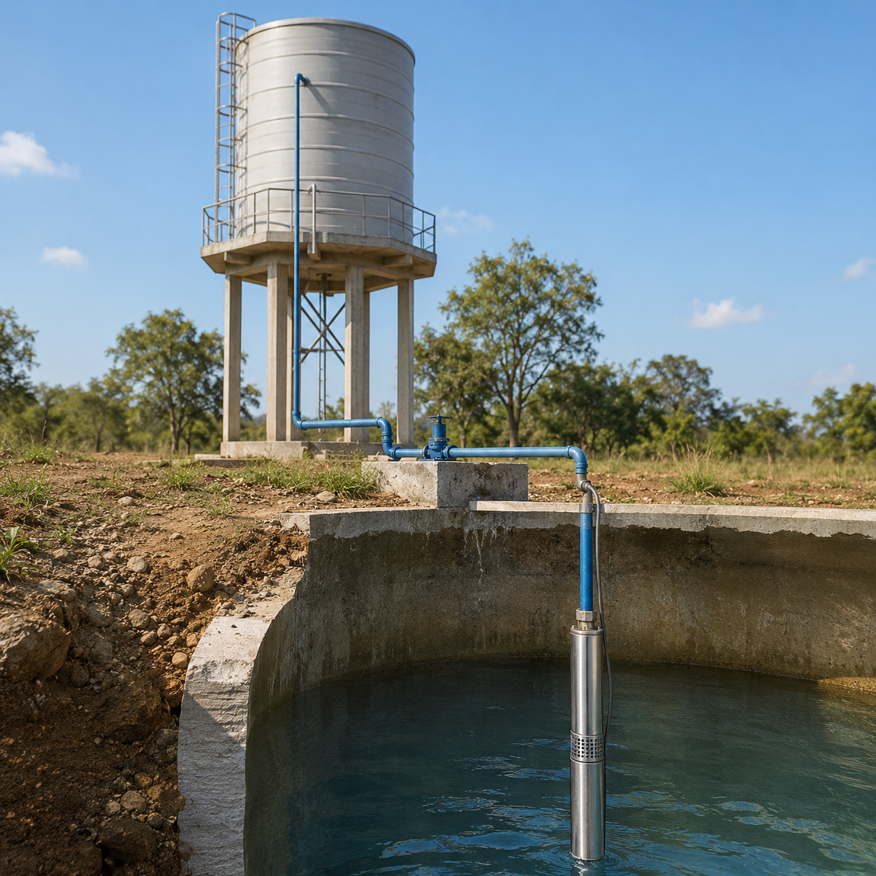 Water Storage Tank Filling