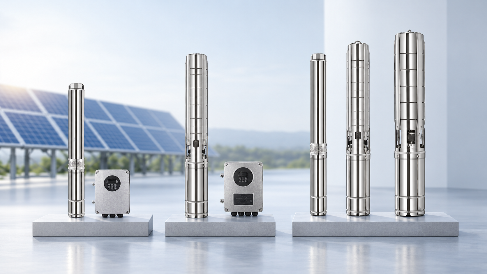 Main Types of Solar Borehole Pumps