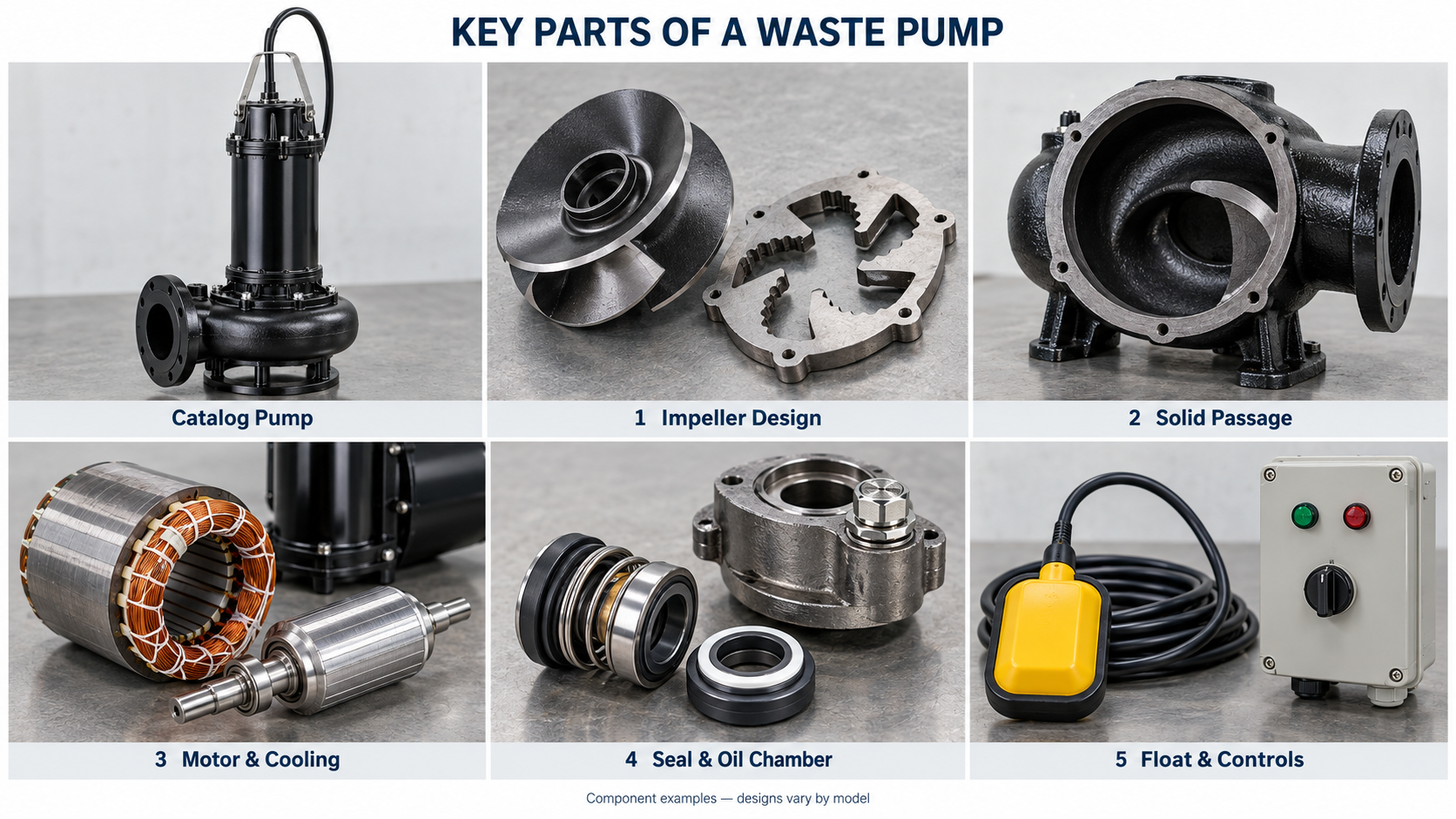 Main Parts That Affect Waste Pump Performance