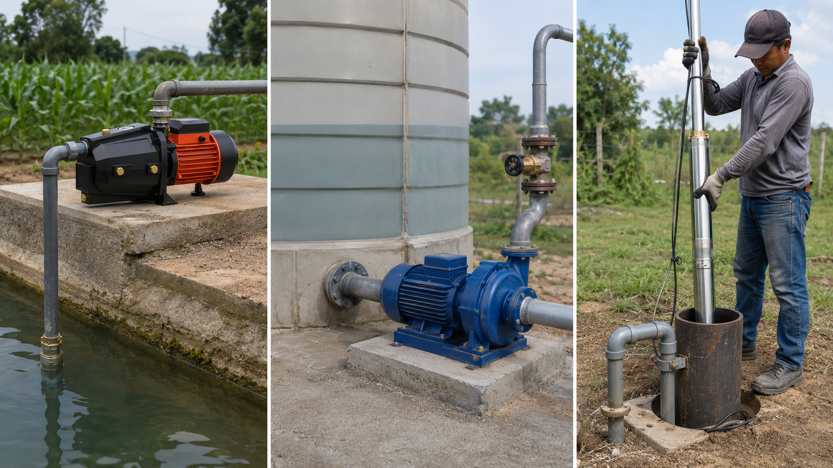 Self-Priming Pumps Compared with Other Pumps