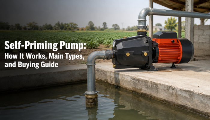 Self-Priming Pump: How It Works, Main Types, and Buying Guide