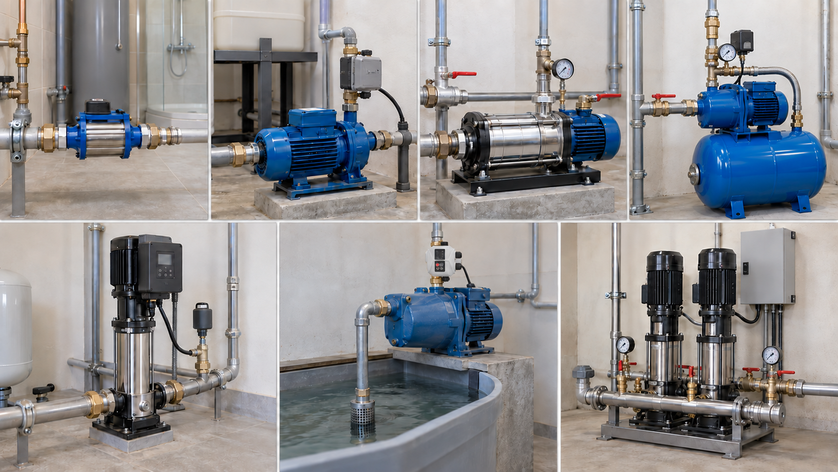 Main Types of Home Booster Pumps