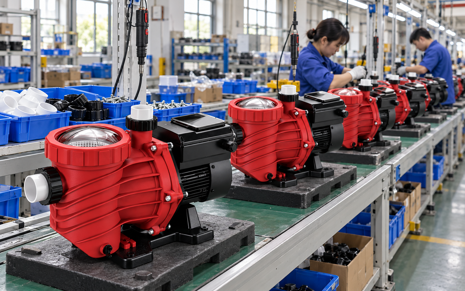 Swimming Pool pump production